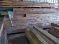 Approx. 30 6x6 timbers, used
