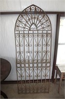 Vintage Wrought Iron Arched Gate