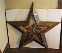 Large Texas Star Made from Reclaimed