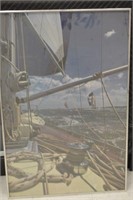 Catamaran Race Framed Print
