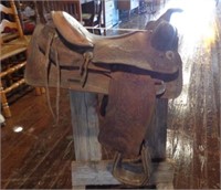 Leather Roping Saddle