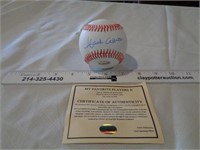 Autographed Hank Aaron Baseball