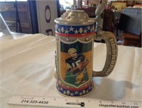 Bart Starr Collectors Stein with COA