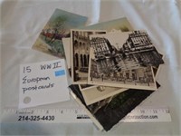 15 European Postcards
