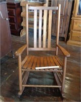 Vintage Oak Large Rocking Chair