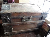 Antique Hump Back Trunk