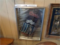 COORS DRY Mirrored Bar Ad