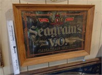 SEAGRAM'S V.O. Mirrored Bar Ad