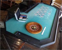 Roulette Table with Wheel & Chips