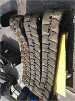 Lot of Used Rubber Tracks