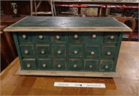 Old Wood Apothecary Chest Cabinet