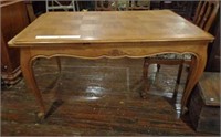 Antique Oak Double Draw Leaf Table