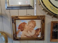 Framed Cherub Angel's Print