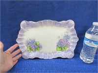 beautiful 12in porcelain tray - hand painted