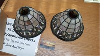 Tiffany Style Globes - qty 2