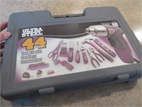 used 44pc tool kit in case (purple)