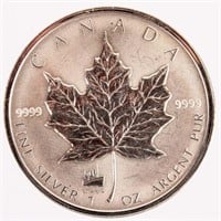 Coin Canadian 1998 Maple Leaf $5 Unc.