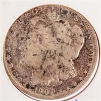 Coin 1901-O Morgan Silver Dollar Very Good