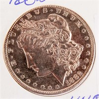 Coin 1882-S Morgan Silver Dollar Unc.