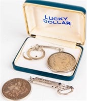 Coin 2 Morgan Dollar Key Chains