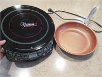 "nuwave 2" induction cooktop & small skillet