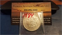 1884 Morgan Dollar