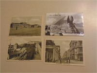 4 Postcards Alexandria and Sphinx