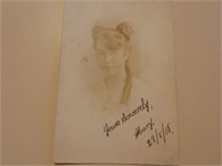 1918 Autographed And Dated