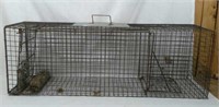 Metal animal trap or cage