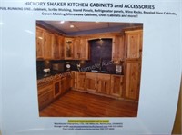 Hickory Shaker Dream cabinet set