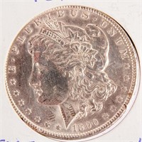 Coin 1890-P Morgan Silver Dollar Unc.