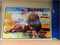 DR PEPPER TIN SIGN