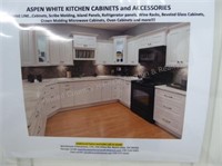 Aspen White kitchen set