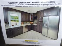 West Point Grey cabinet set w/ plate rack