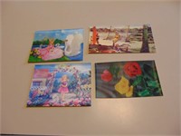 4 3D Postcards