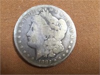 1882S MORGAN SILVER DOLLAR