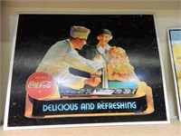 COCA COLA VINTAGE STYLE TIN SIGN