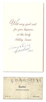 Cardini's Business and Christmas Card