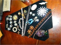 Vintage Rhinestone Jewelry Lot