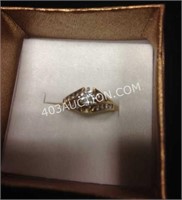14kt Yellow & White Gold Diamond Ring APP $2250