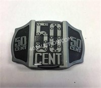 50 Cent  Belt Buckle - 3.75" x 2.5"