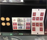 Lot of 6 Montreal Canadiens Stamps & Coins