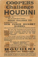Houdini, Harry. Challenge