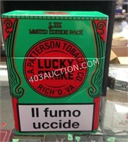 Collectible  Lucky Strike Tin Container 7"h x 5"l