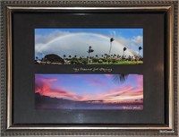 Framed Pictures - Rainbow & Sunset