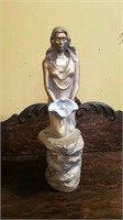 Ceramic lady statue