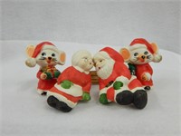 Christmas Mouse and Mr& Mrs Clause Sitters S&P