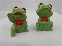 Pair of Frog S&P - Happy and Sad
