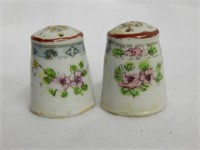 Old China Floral S&P Shaker Set