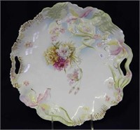 RS Prussia Hidden Image 12" handled bowl